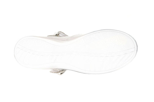 ZAPATO NIÑA 1324411 PIEL BLANCA NACARADA