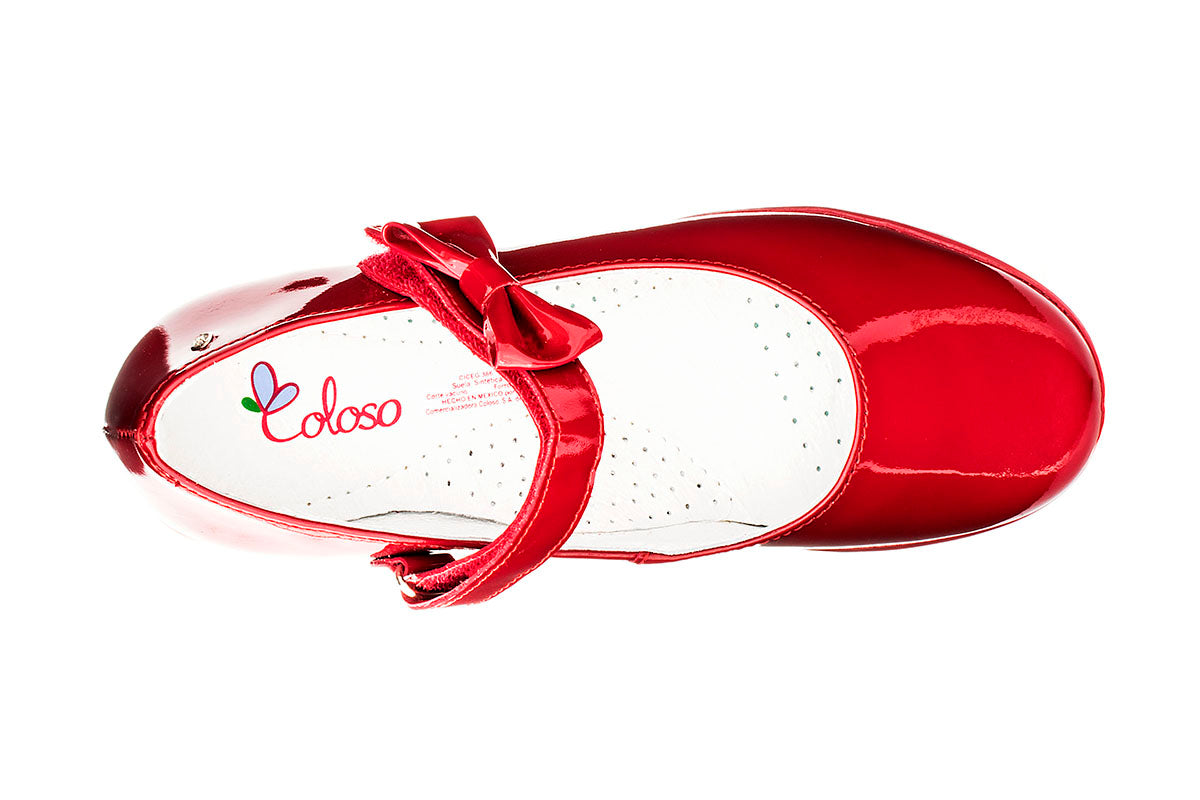 ZAPATO NIÑA 1324413 CHAROL ROJO