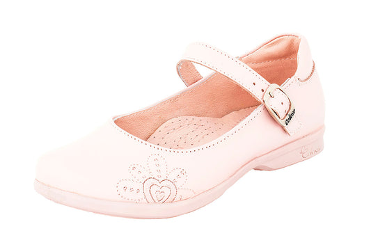 ZAPATO NIÑA 1324708 PIEL ROSA NACARADA