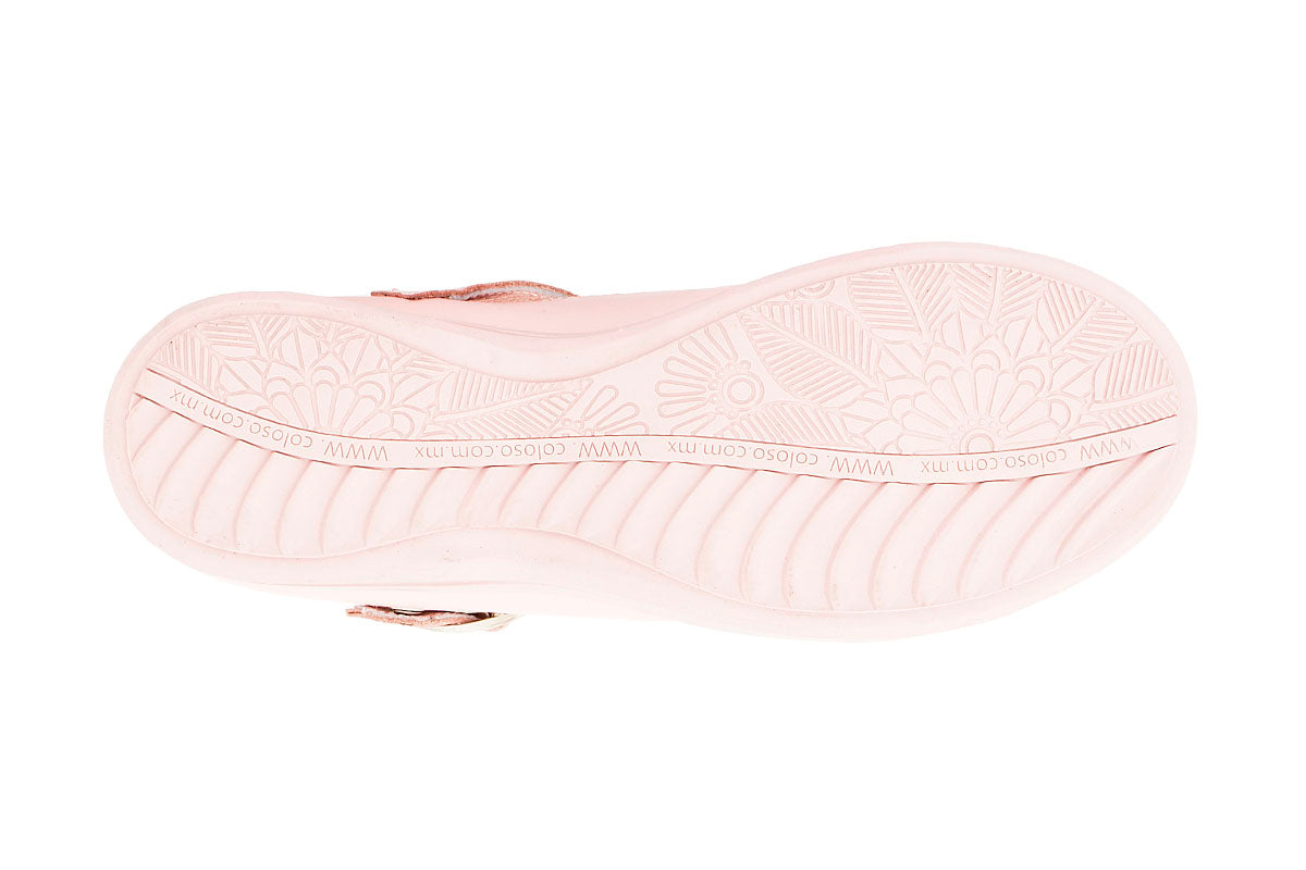ZAPATO NIÑA 1324708 PIEL ROSA NACARADA