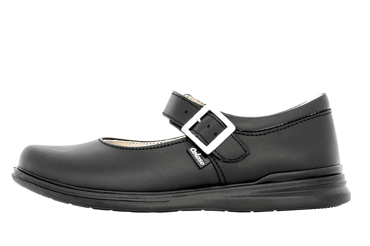 ZAPATO ESCOLAR NIÑA 1343501 PIEL NEGRA