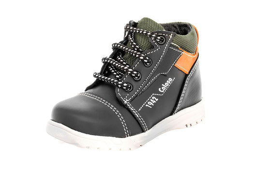 BOTA NIÑO 32804 PIEL NEGRA