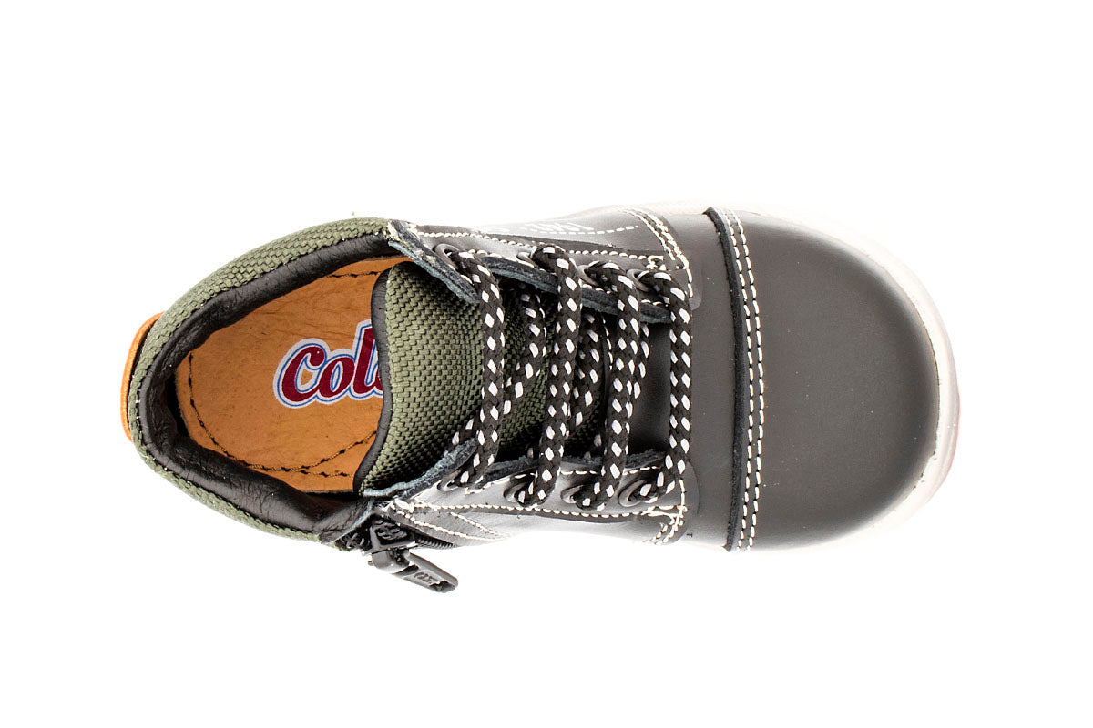 BOTA NIÑO 32804 PIEL NEGRA