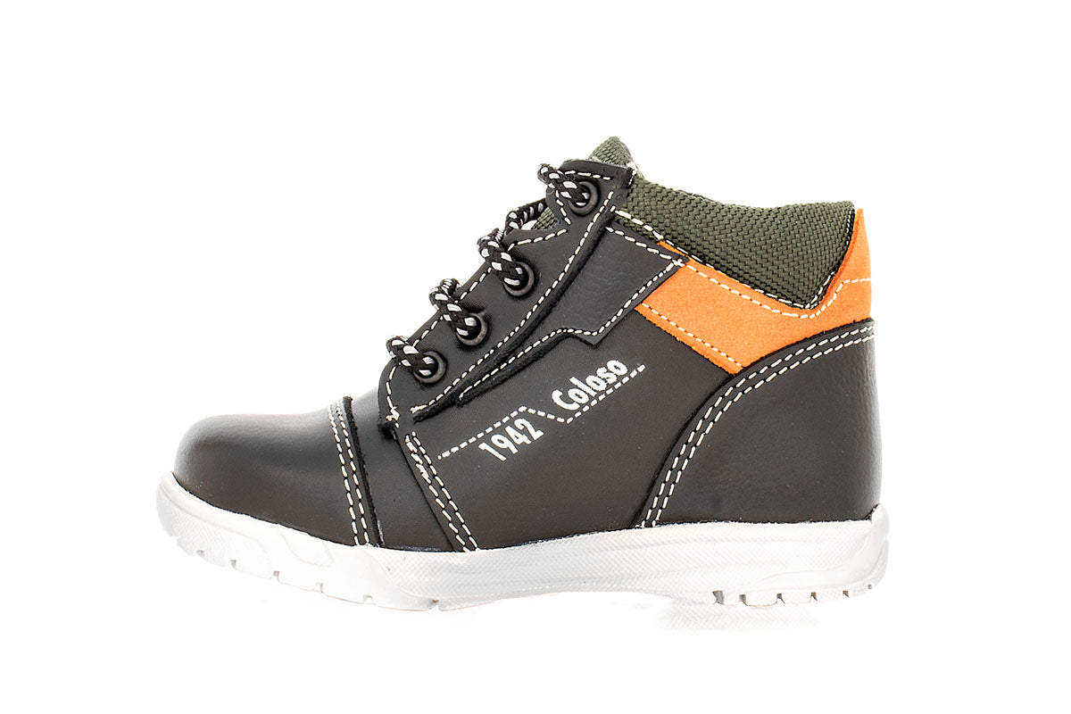 BOTA NIÑO 32804 PIEL NEGRA