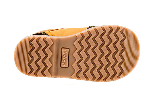BOTA NIÑO 33001 GAMUZA MOSTAZA