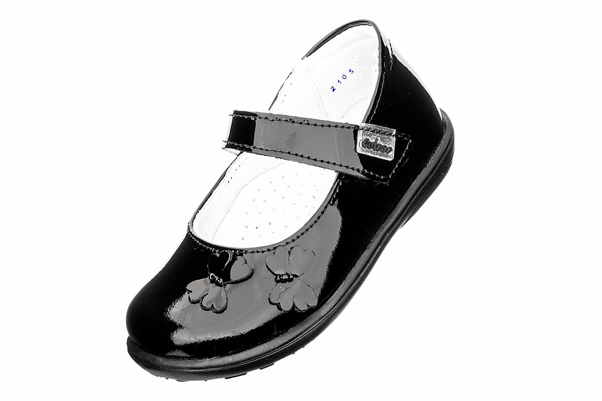 ZAPATO PARA NIÑA 340005 CHAROL NEGRO