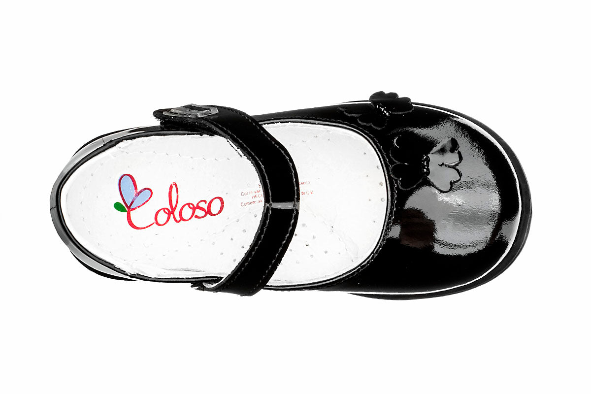 ZAPATO PARA NIÑA 340005 CHAROL NEGRO