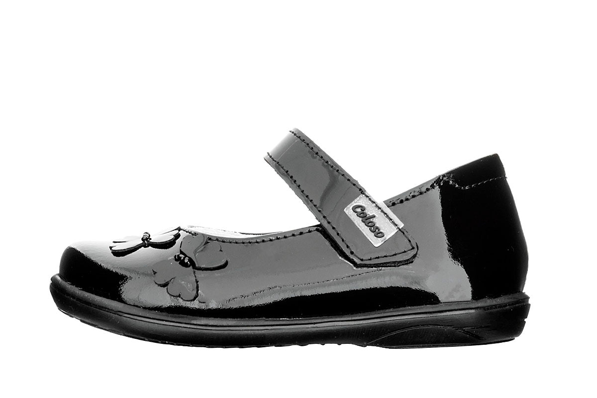 ZAPATO PARA NIÑA 340005 CHAROL NEGRO