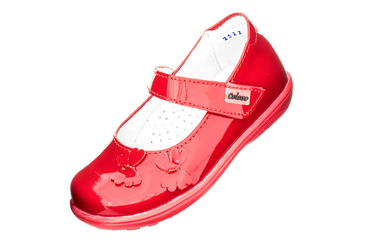 ZAPATO PARA NIÑA 340006 CHAROL ROJO