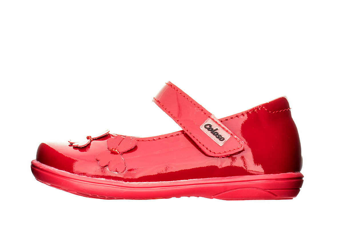 ZAPATO PARA NIÑA 340006 CHAROL ROJO