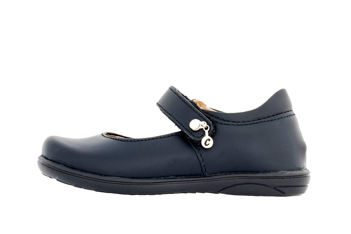 ESCOLAR NIÑA 340803 PIEL AZUL