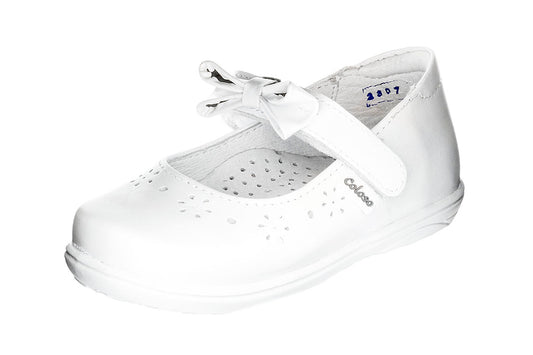 ZAPATO PARA NIÑA 344401 PIEL BLANCA