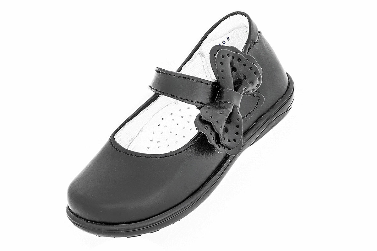 ZAPATO NIÑA 345907 PIEL NEGRA