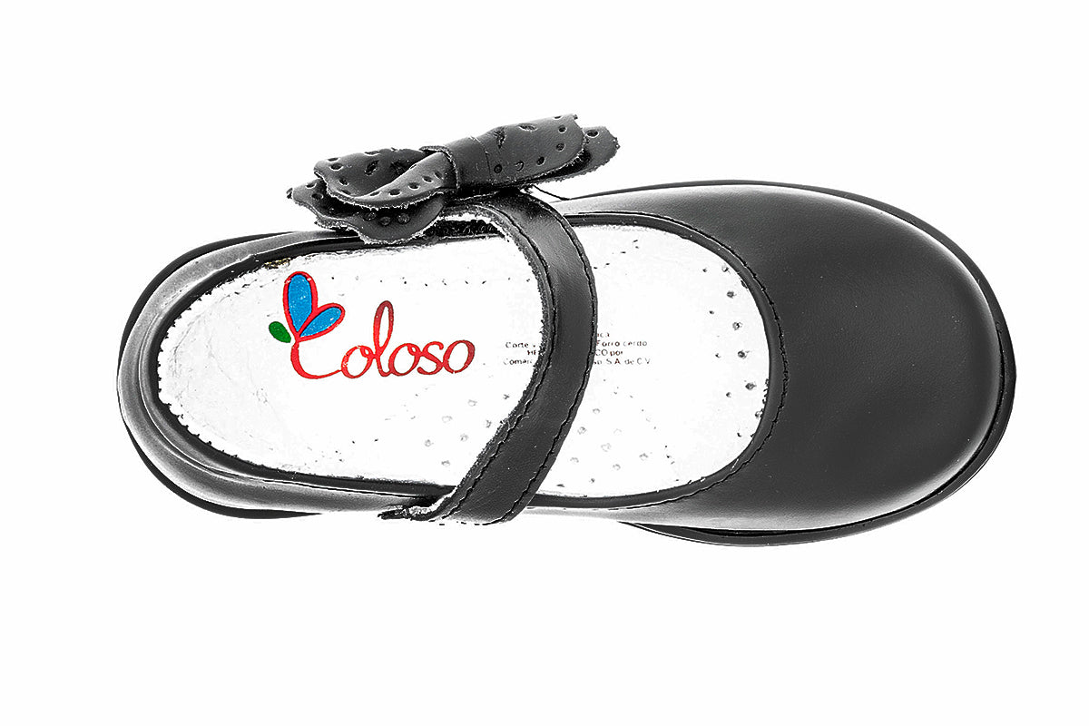 ZAPATO NIÑA 345907 PIEL NEGRA