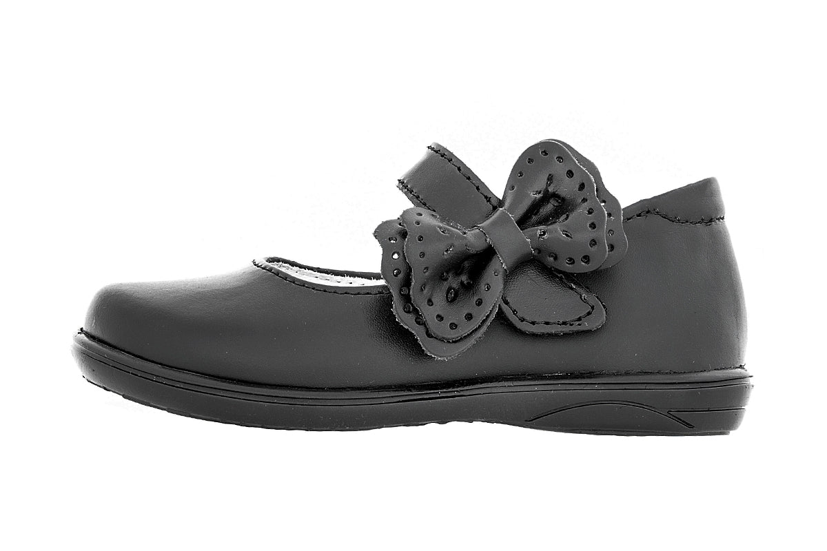 ZAPATO NIÑA 345907 PIEL NEGRA