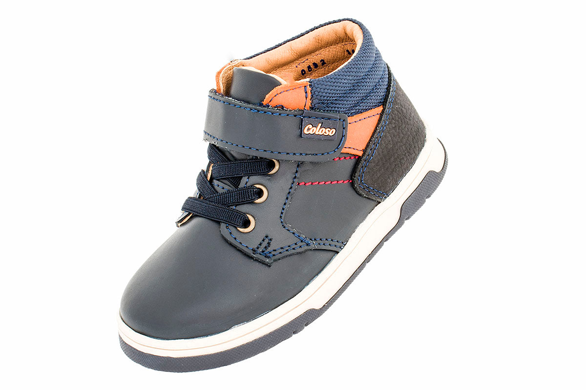 BOTA NIÑO 36503 PIEL AZUL