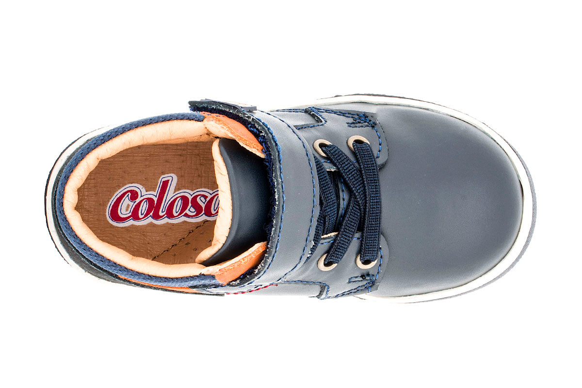 BOTA NIÑO 36503 PIEL AZUL