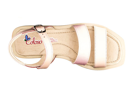 SANDALIA NIÑA 377105 PIEL ROSA