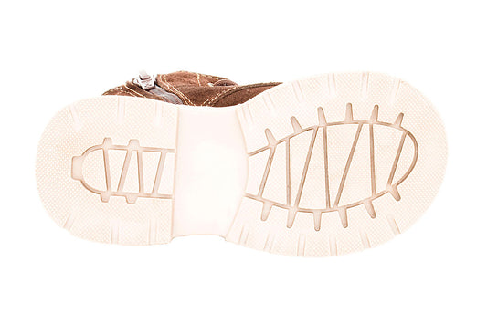 BOTA NIÑA TUBO BAJO 402004 GAMUZA CAFE