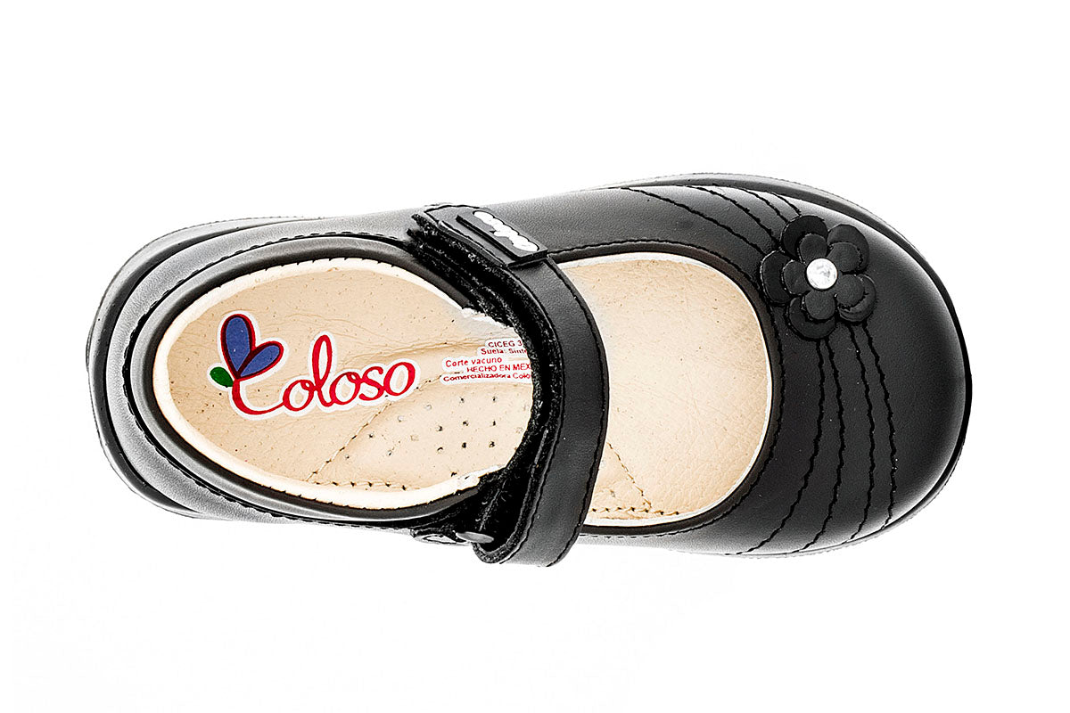 ESCOLAR NIÑA 41701 PIEL NEGRA