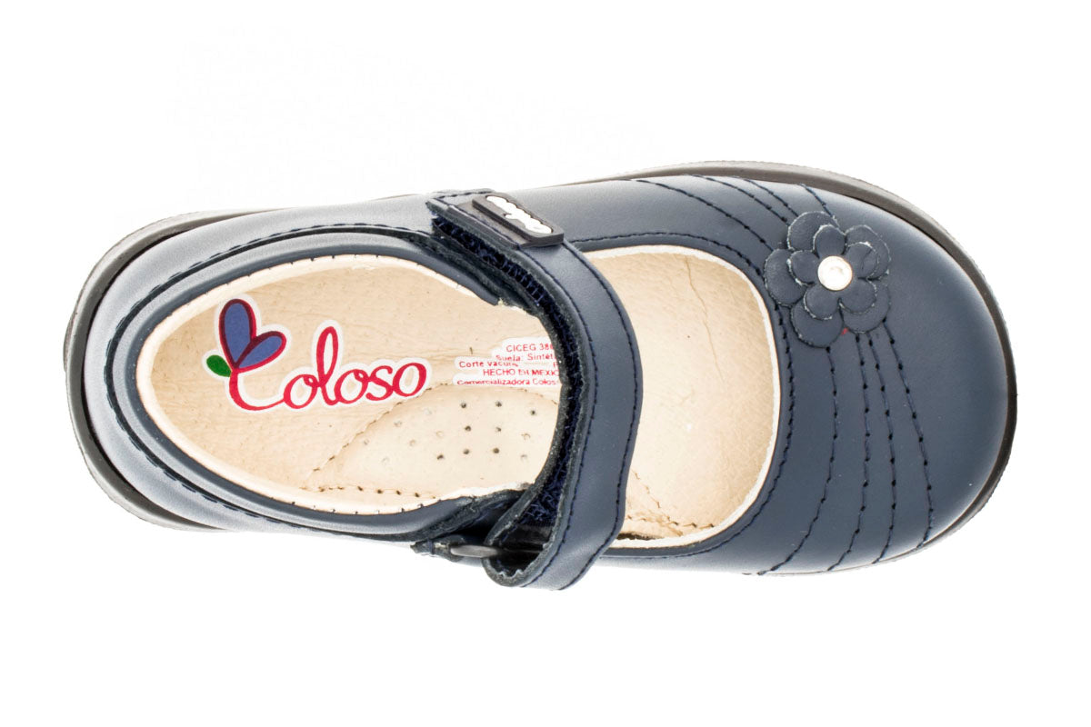 ESCOLAR NIÑA 41703 PIEL AZUL