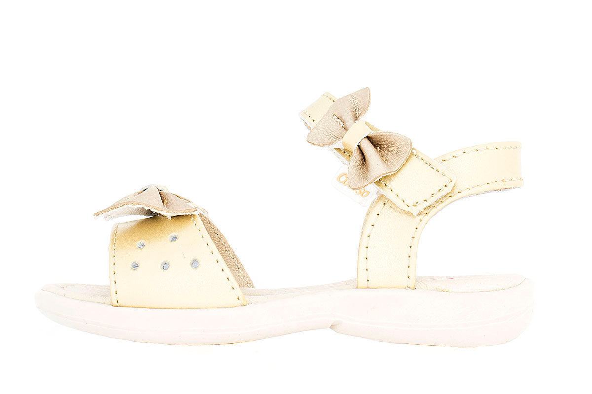 SANDALIA PARA NIÑA 502606 PIEL ORO
