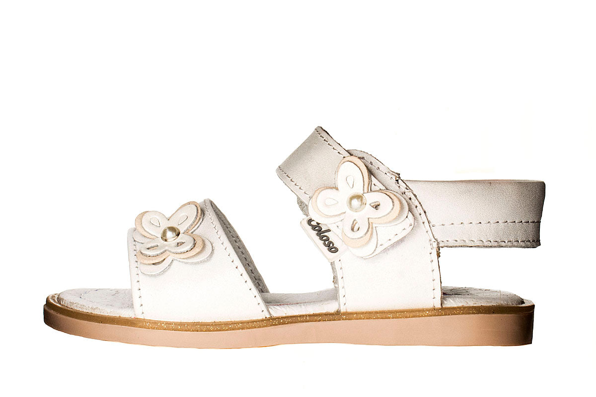 SANDALIA PARA NIÑA 506706 PIEL BLANCA