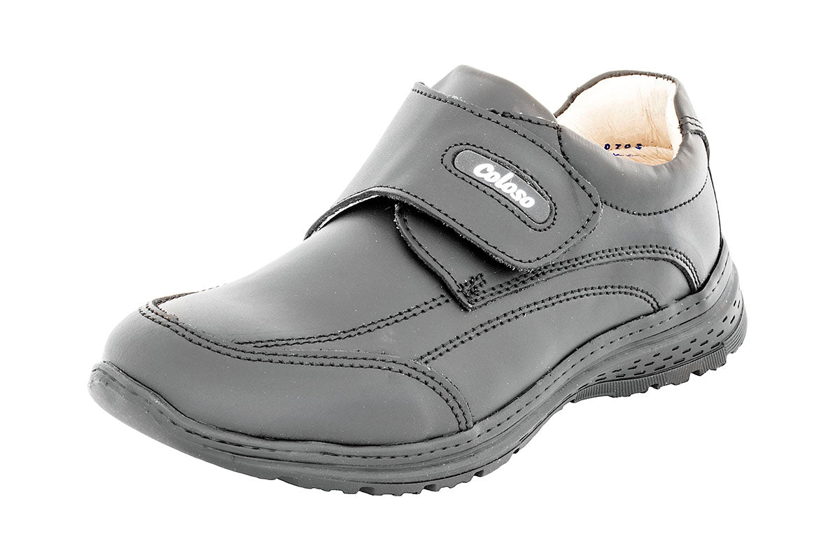 ZAPATO ESCOLAR PARA NIÑO 580306 PIEL NEGRA