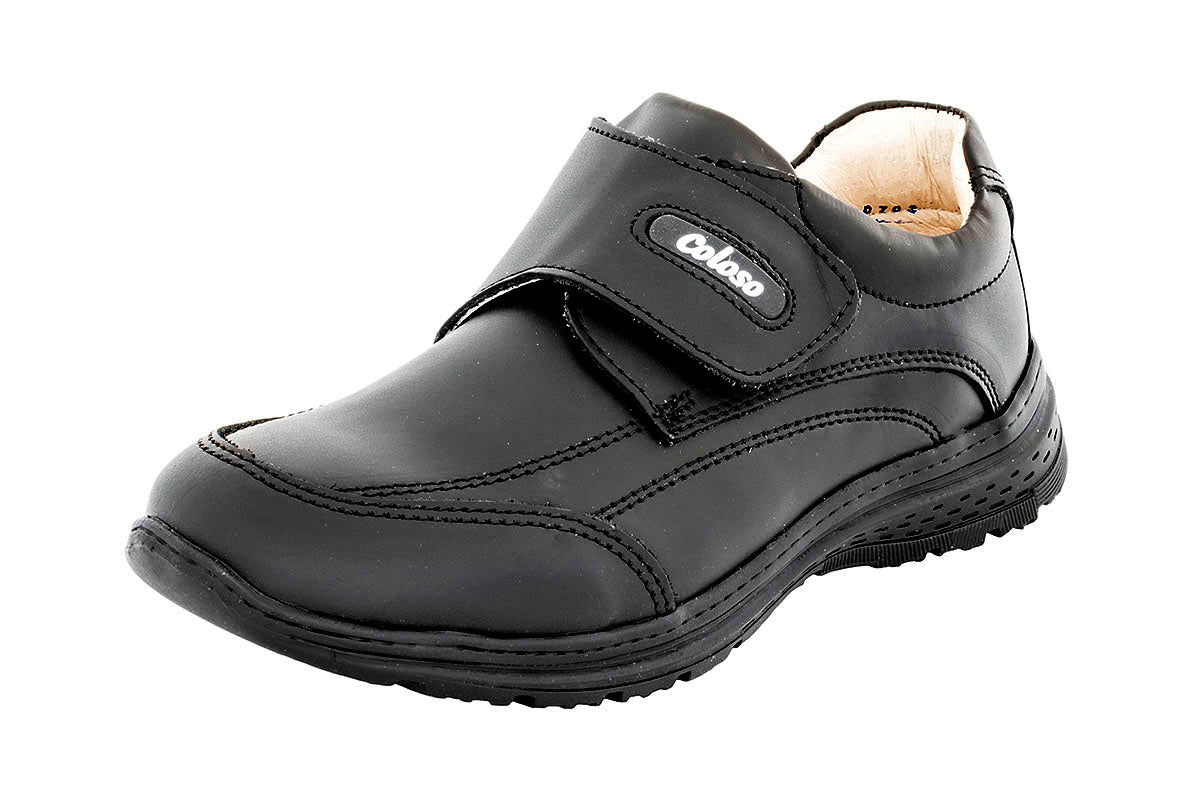 ZAPATO ESCOLAR PARA NIÑO 580306 PIEL NEGRA