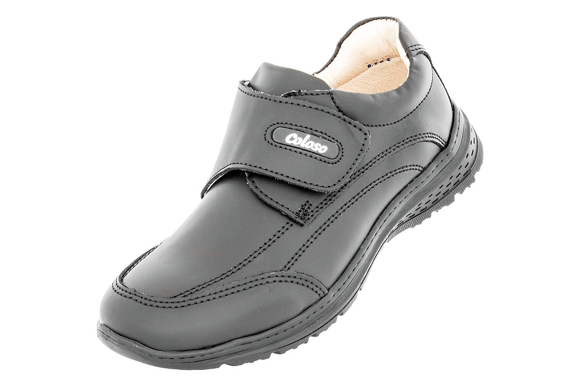 ZAPATO ESCOLAR PARA NIÑO 580306 PIEL NEGRA