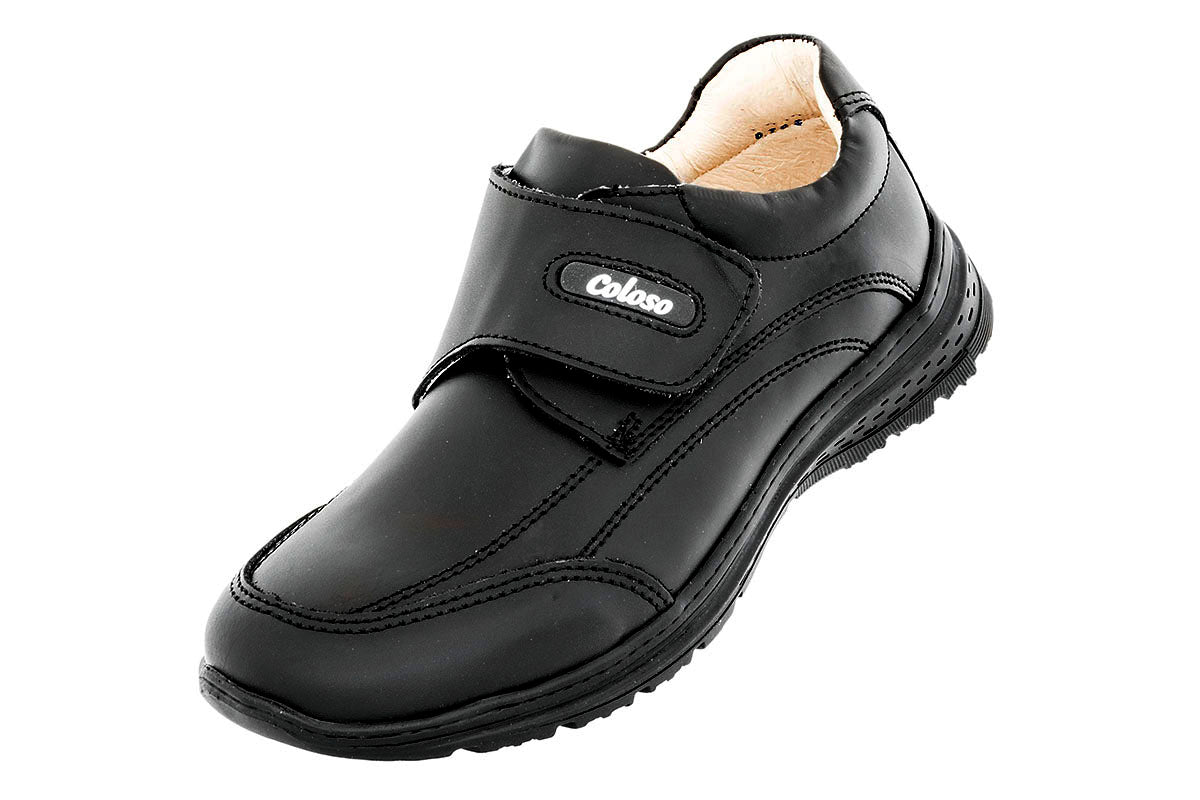 ZAPATO ESCOLAR PARA NIÑO 580306 PIEL NEGRA