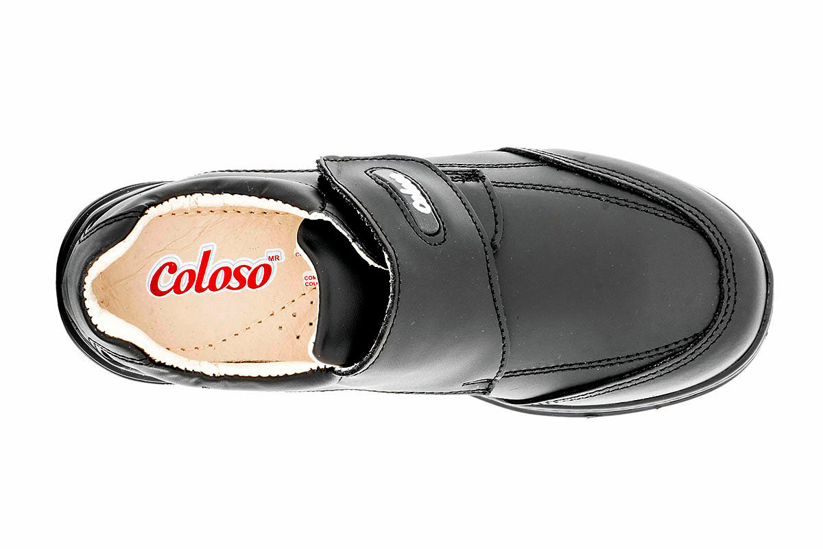 ZAPATO ESCOLAR PARA NIÑO 580306 PIEL NEGRA