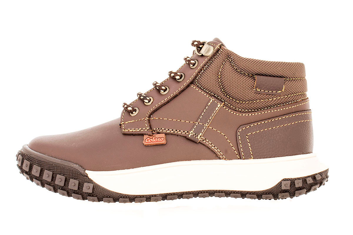 BOTA NIÑO 594102 PIEL CAFE