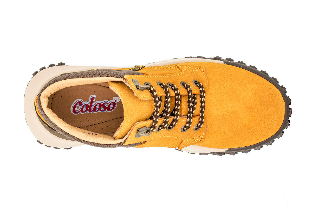BOTA NIÑO 594104 GAMUZA MOSTAZA