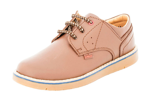 CASUAL NIÑO 600304 PIEL NUEZ