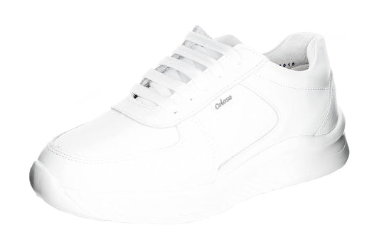 TENIS ESCOLAR PIEL BLANCA 680701 UNISEX