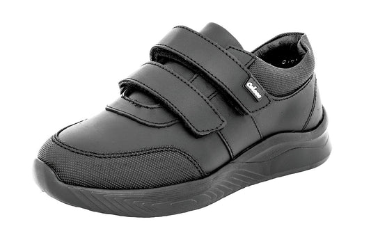 TENIS ESCOLAR UNISEX 680802 PIEL NEGRA