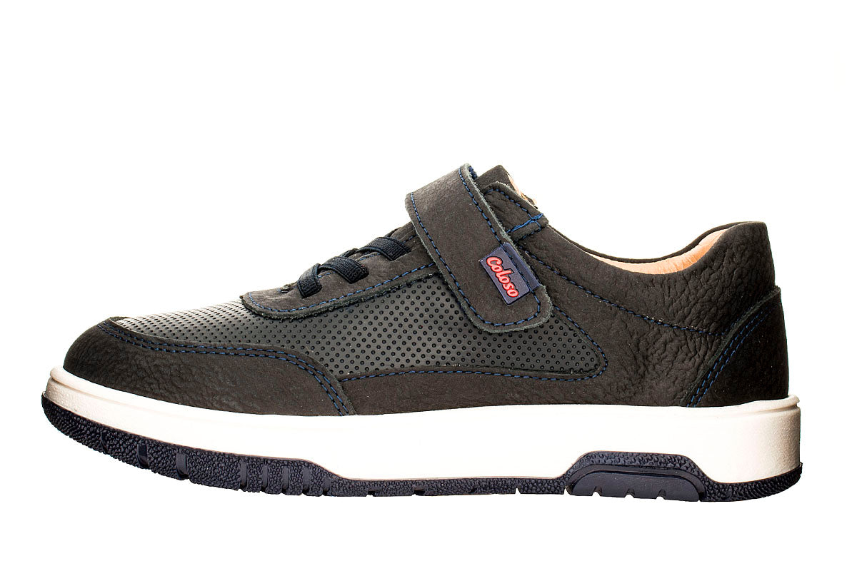 ZAPATO CASUAL PARA NIÑO 680904 PIEL AZUL