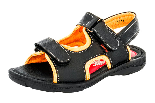 SANDALIA NIÑO 689703 PIEL NEGRO