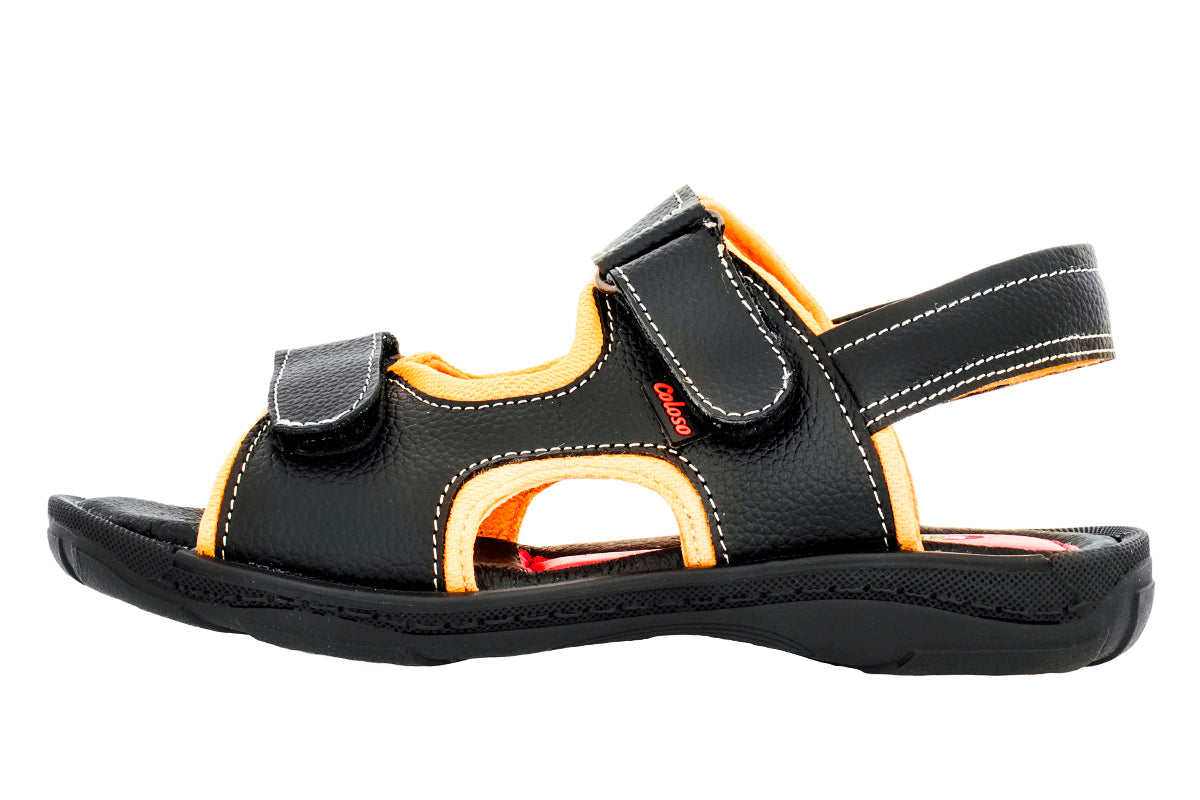SANDALIA NIÑO 689703 PIEL NEGRO