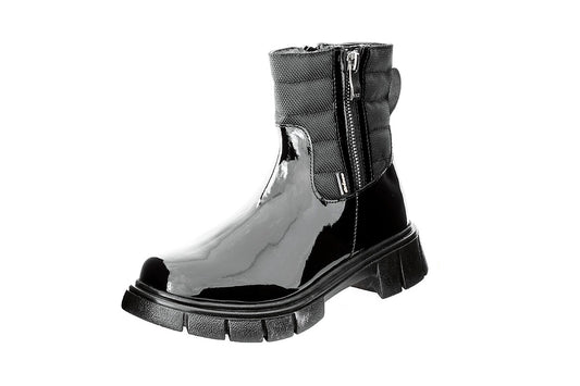 BOTA NIÑA 790202 CHAROL NEGRO TUBO BAJO