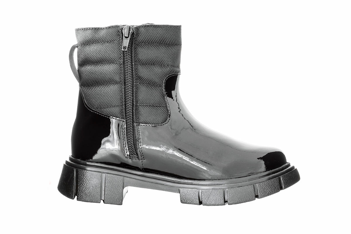 BOTA NIÑA 790202 CHAROL NEGRO TUBO BAJO