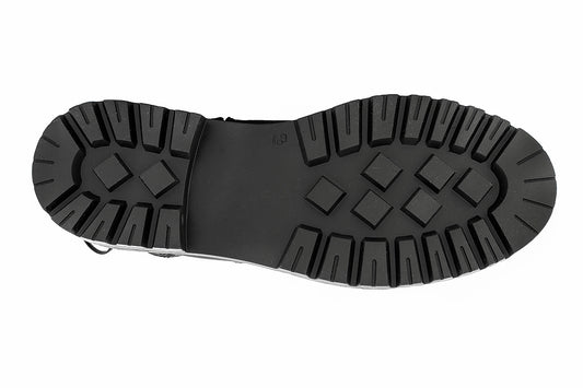 BOTA NIÑA 790501 PIEL NEGRA TUBO BAJO