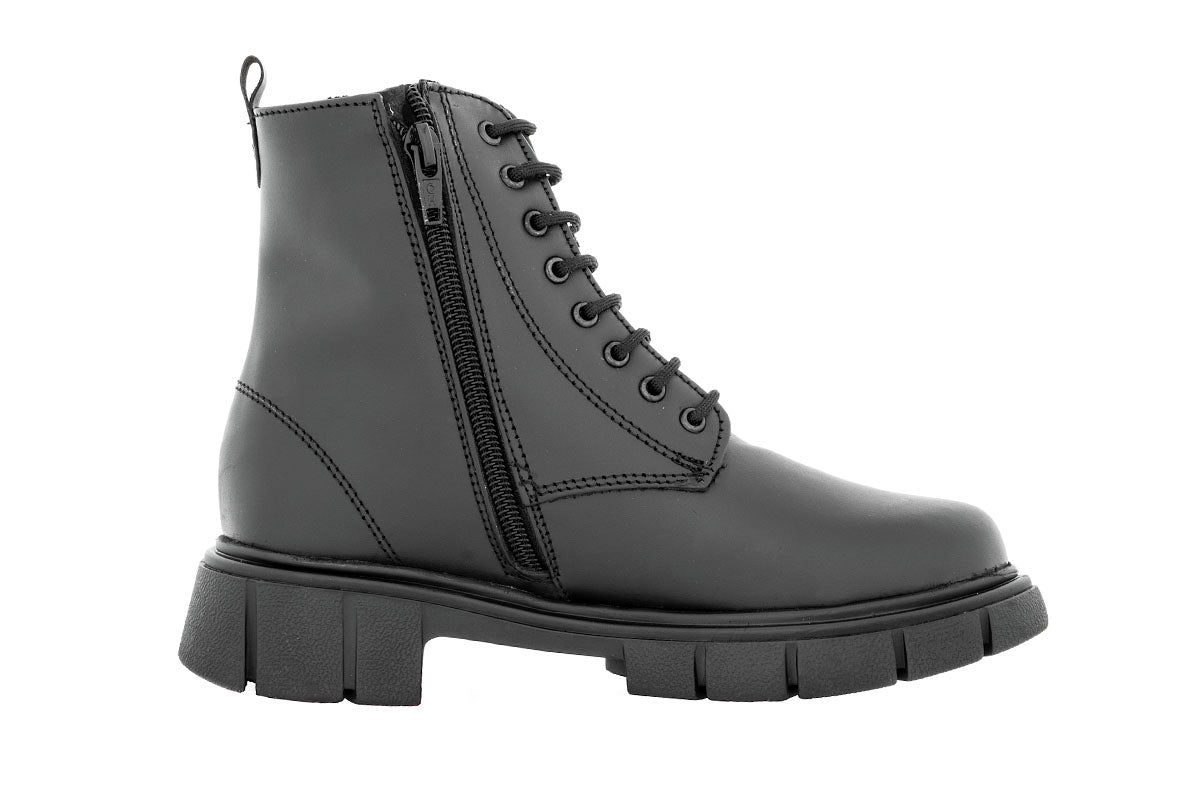 BOTA NIÑA 792502 PIEL NEGRA TUBO BAJO