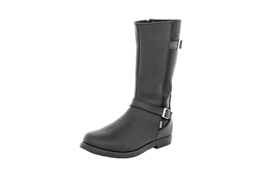 BOTA NIÑA 793701 PIEL NEGRA TUBO ALTO