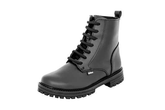 BOTA UNISEX 814401 TUBO MEDIO PIEL NEGRA