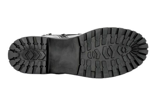 BOTA UNISEX 814401 TUBO MEDIO PIEL NEGRA