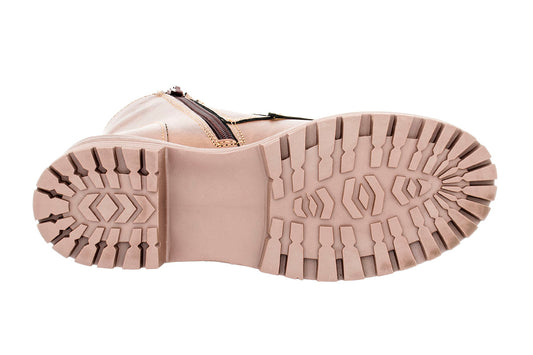 BOTA NIÑA 814403 TUBO BAJO PIEL CAFE