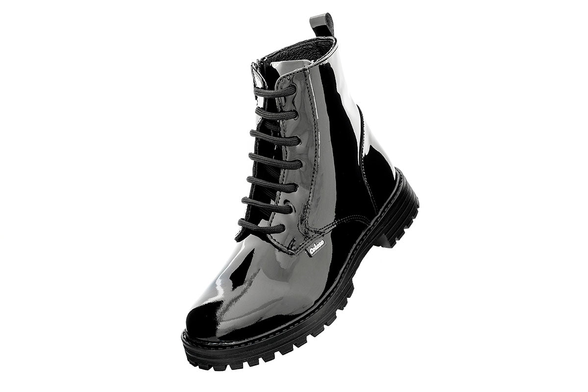 BOTA NIÑA 814405 CHAROL NEGRO