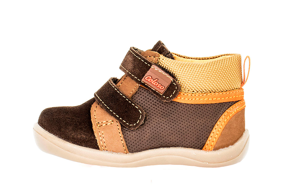 BOTITA PRIMEROS PASOS NIÑO 876601 PIEL CAFE